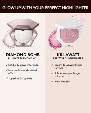 comparison chart between diamond bomb and killawatt
