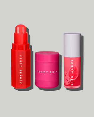 Pink Links Lip Care + Cheek Trip Set