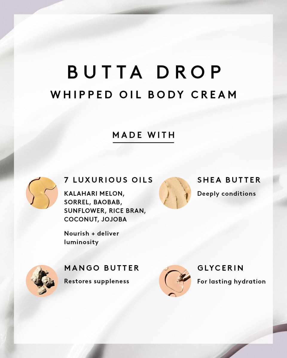 Butta Drop Whipped Oil Body Cream with Tropical Oils + Shea Butter — T