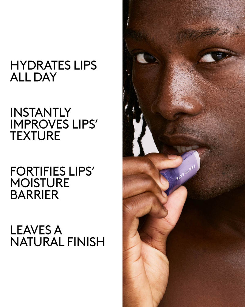 Lux balm hydrates lips all day, instantly improves lips' texture, fortified lips' moisture barrier, leaves a natural finish