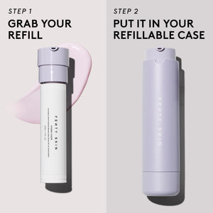 step 1: grab your refiil. step 2: put it in your refillable case