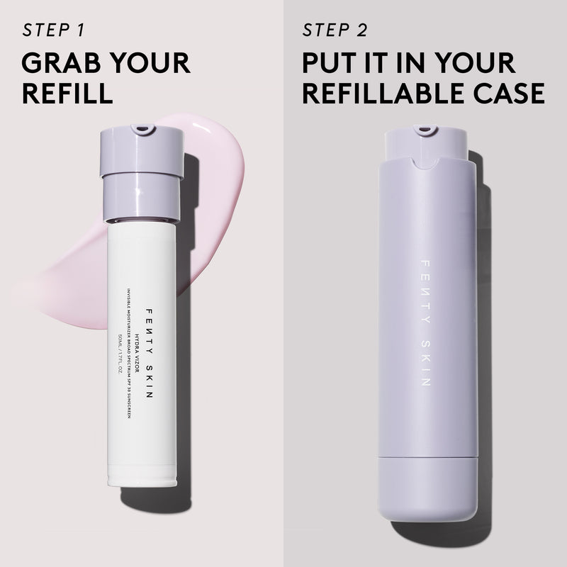 step 1: grab your refiil. step 2: put it in your refillable case