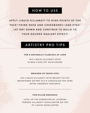 Liquid Killawatt Fluid Freestyle Highlighter — Hu$tla Baby 2.0