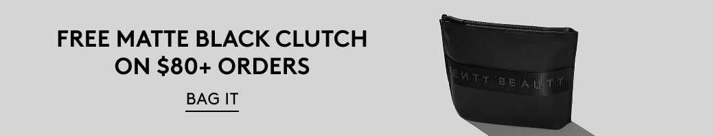 Free Matte Black Clutch on $80+ Orders