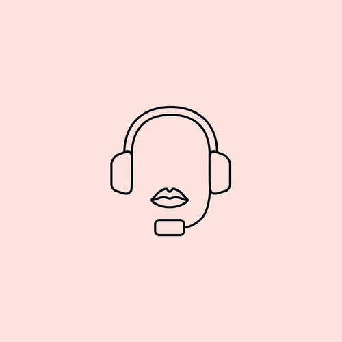 head wearing headphones
