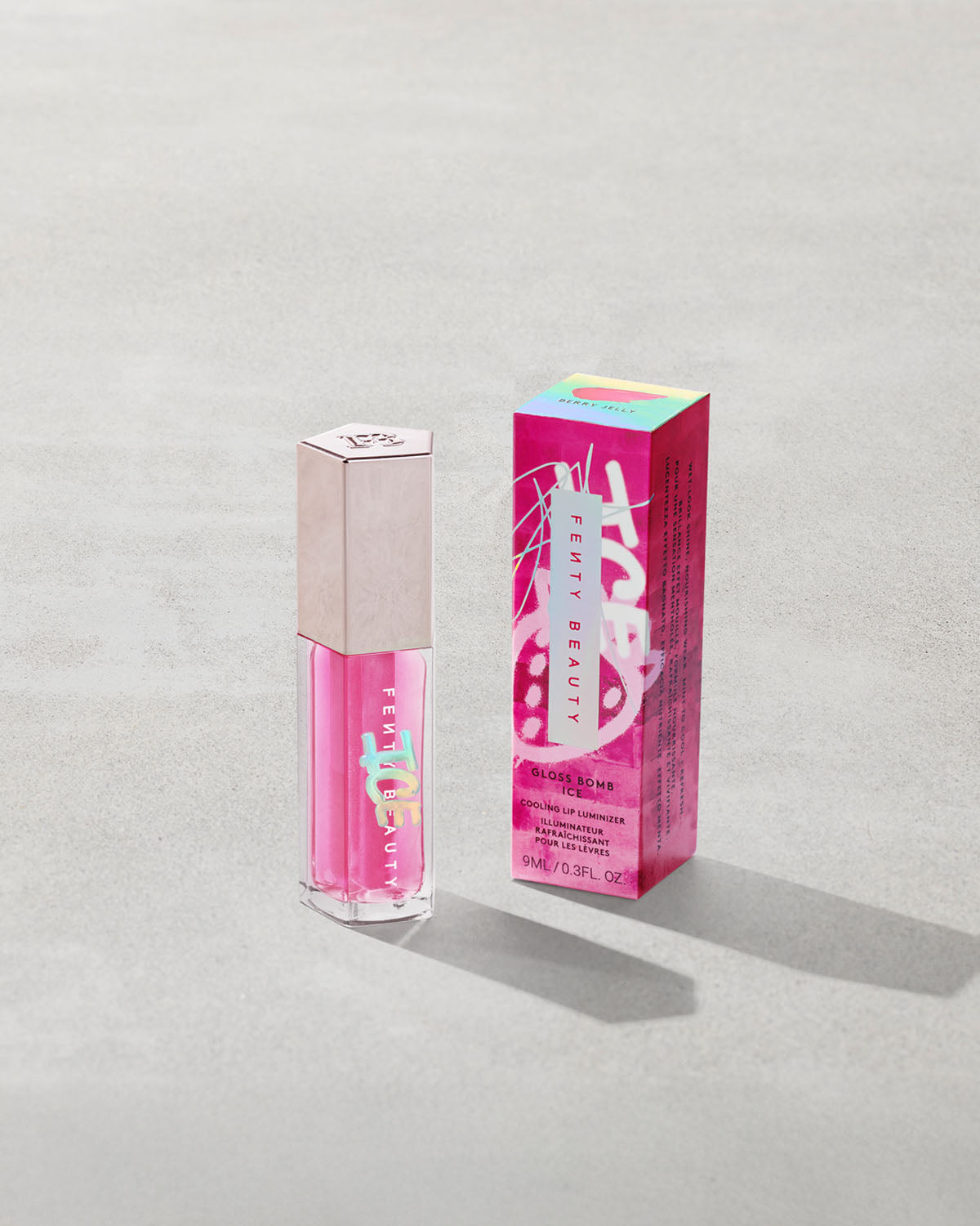 Gloss Bomb Ice Cooling Lip Luminizer — Berry Jelly