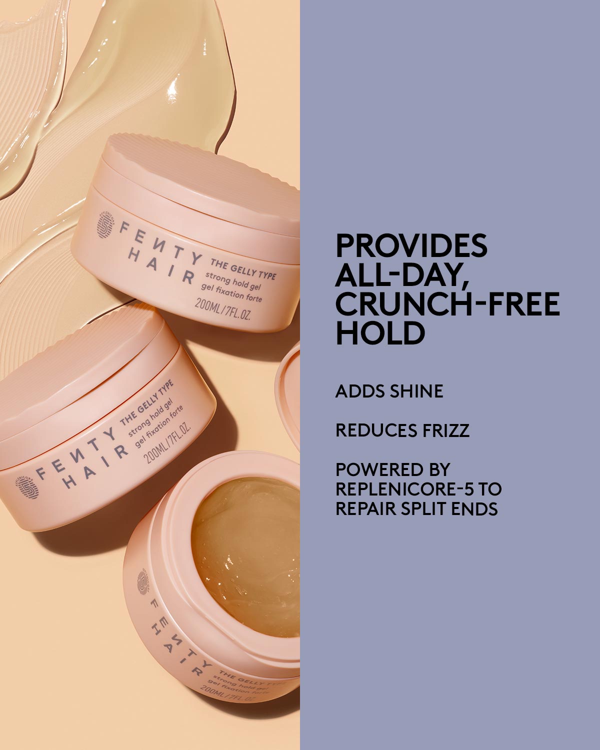 The Gelly Type | Strong Hold Hair Gel | Fenty Hair