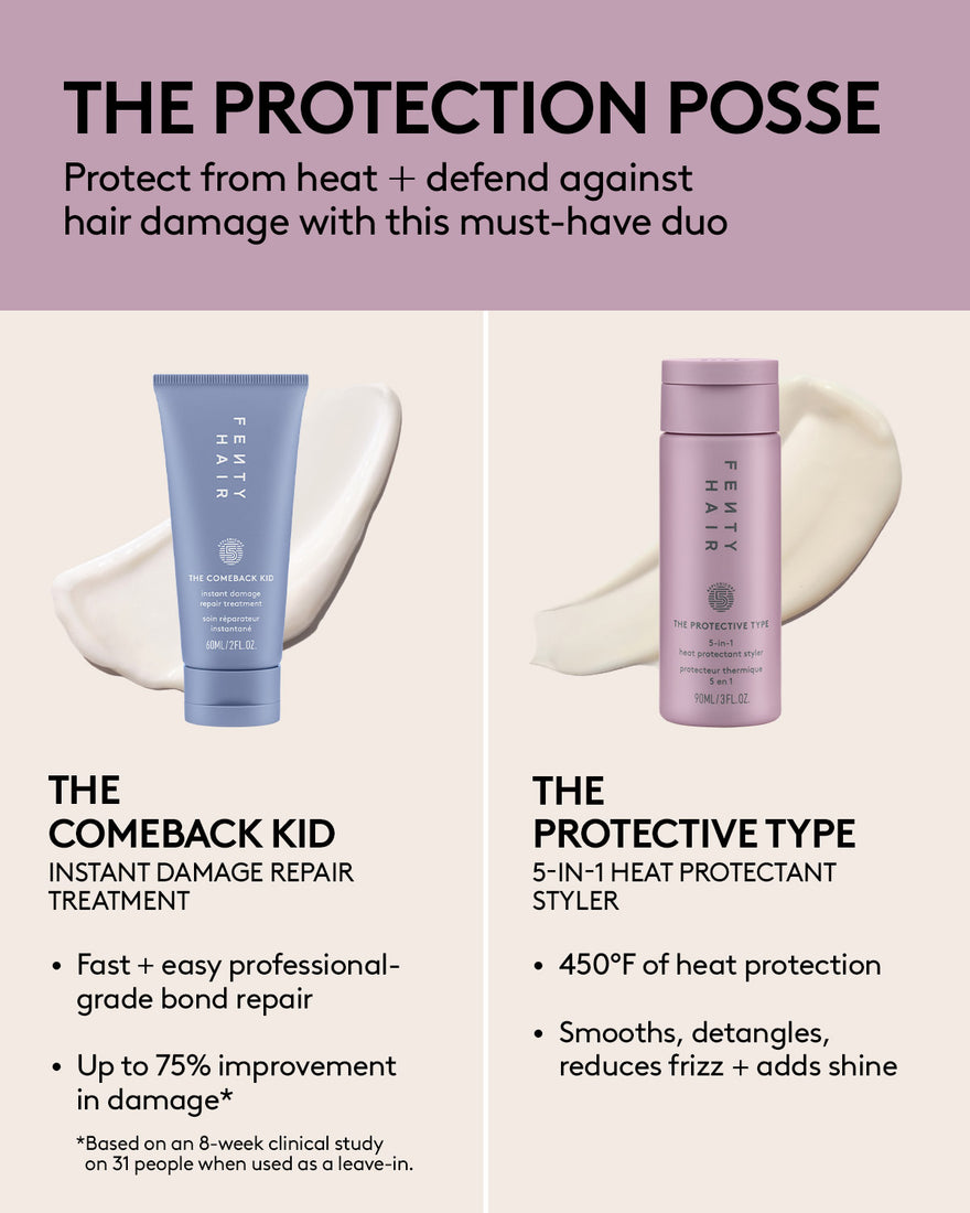 The Curl Crew Instant Damage Repair Treatment + Curl-Defining Set