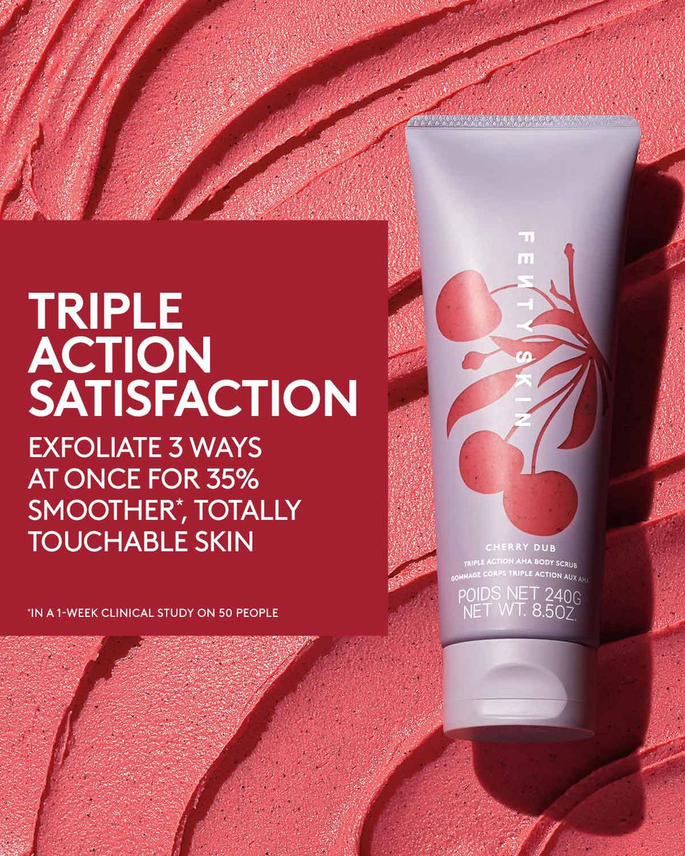 Cherry Dub Triple Action AHA Body Scrub | Fenty Skin
