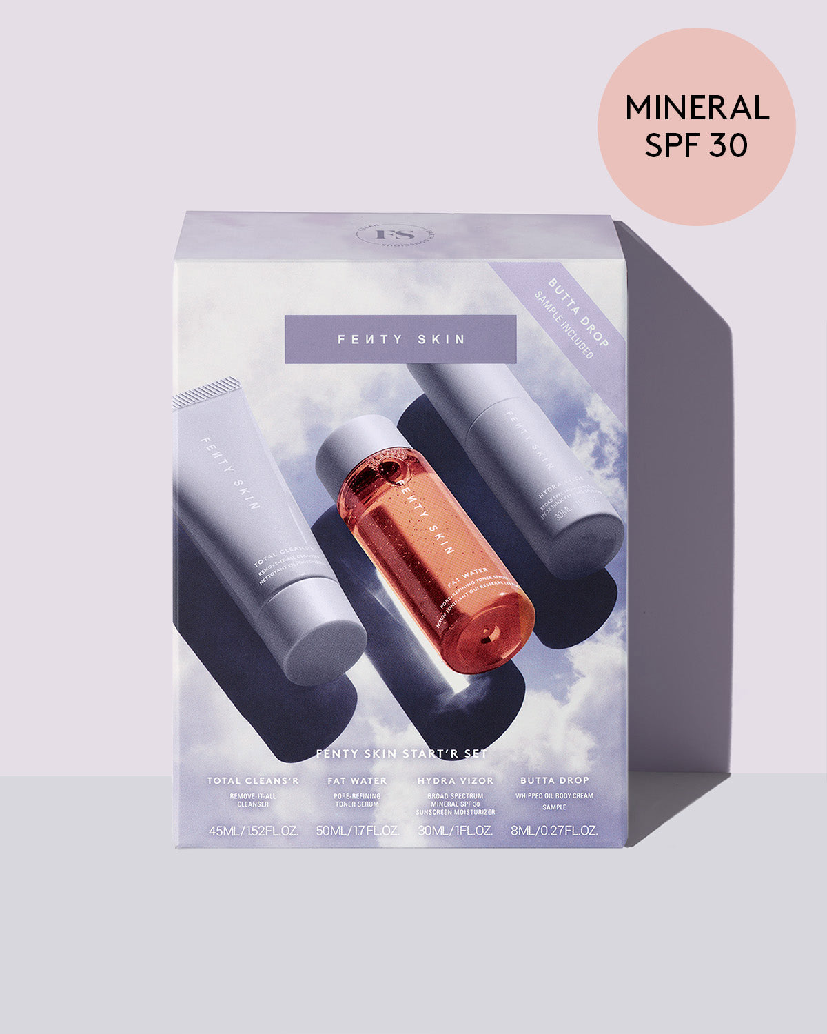 Travel-Size Start'r Set with Mineral SPF Fenty Skin