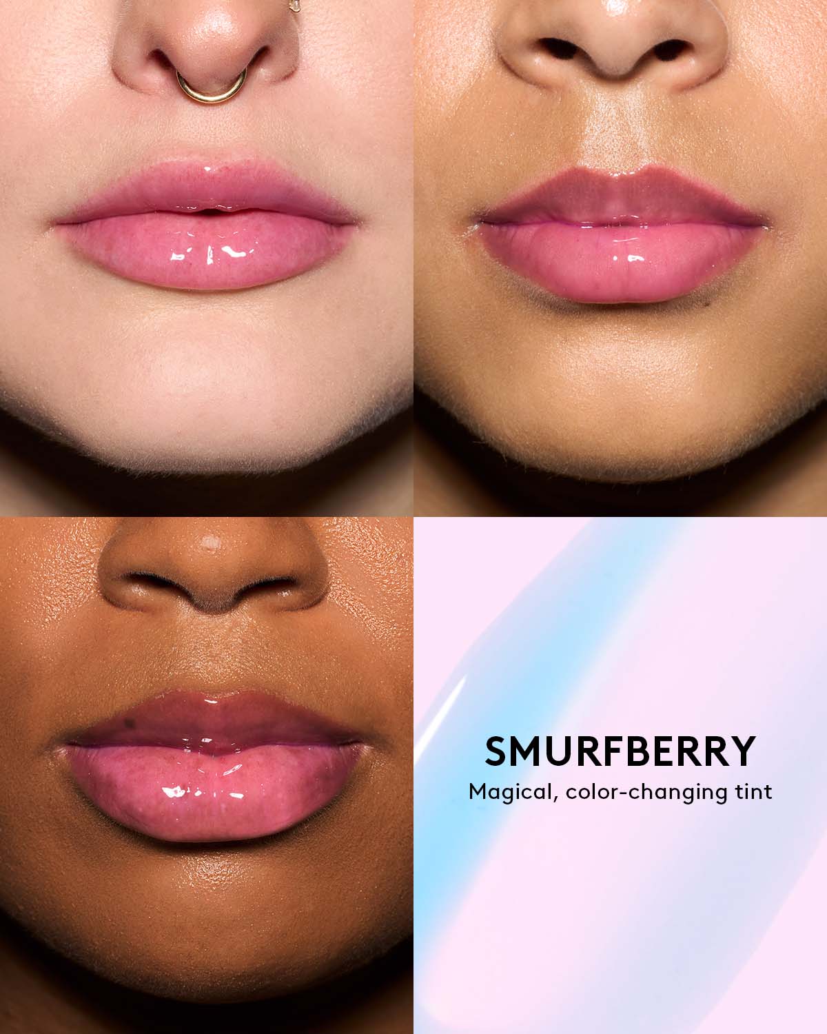 Smurfette Smooches Lip Essentials Duo + Keychain | Fenty Beauty
