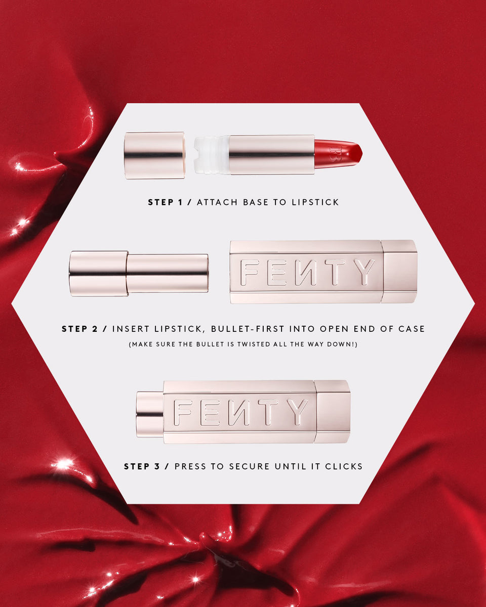 Fenty Icon Case | Reusable Lipstick Holder | Fenty Beauty