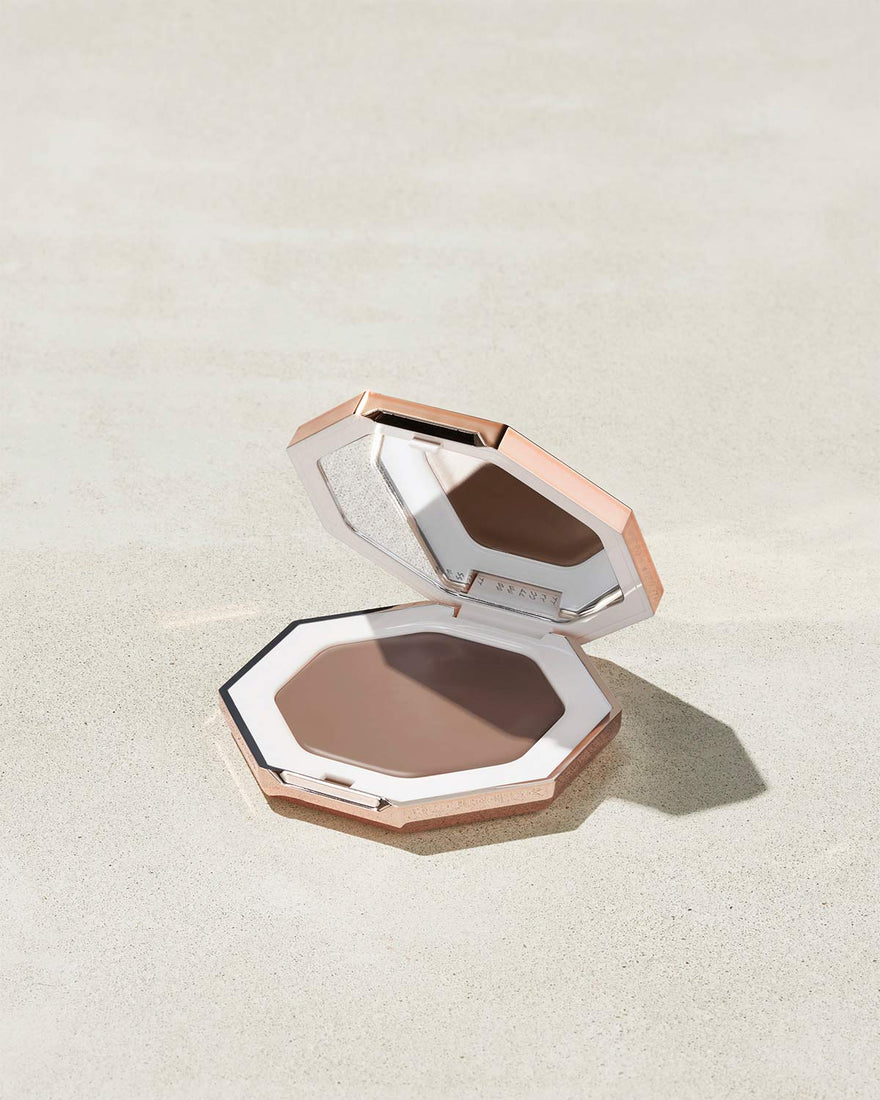 Cheeks Out Freestyle Cream Bronzer shown in shade Amber