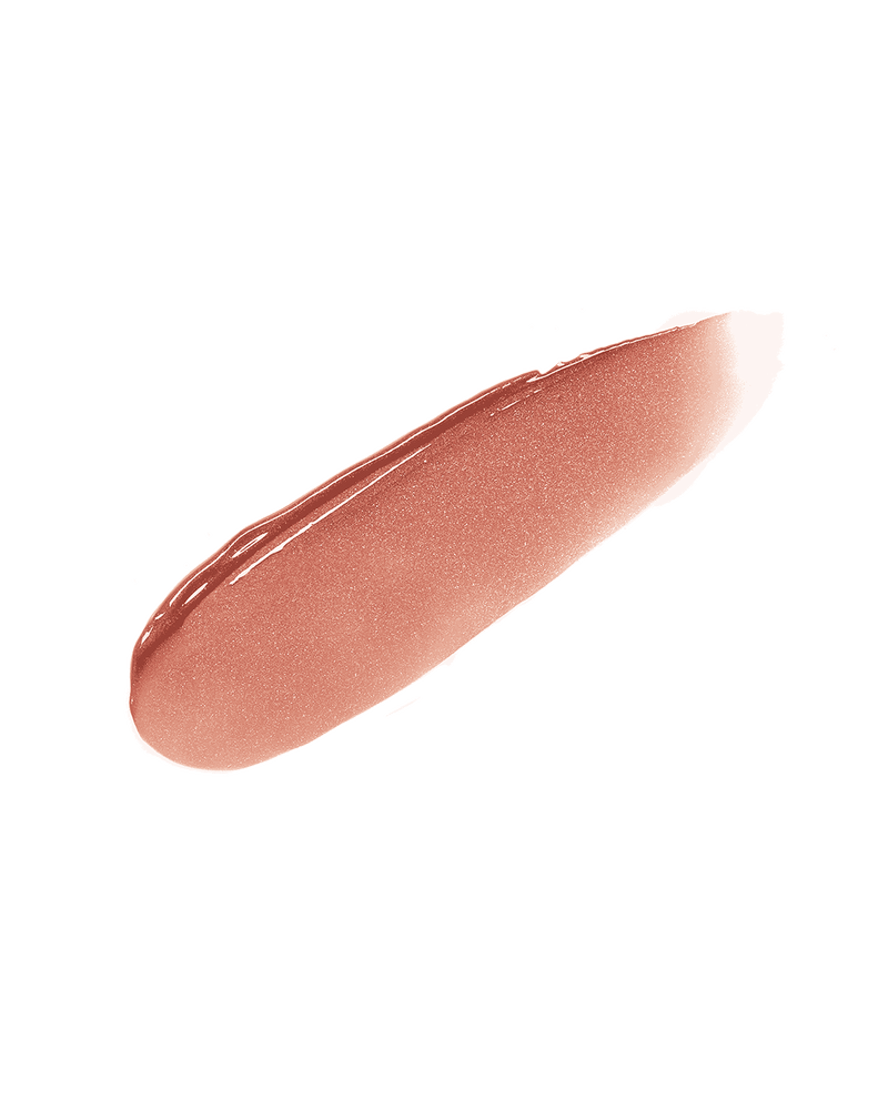 Slip Shine Sheer Shiny Lipstick smear shown in shade Cookies & Cocoa