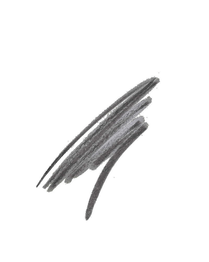 Flypencil Longwear Pencil Eyeliner smear shown in shade Bachelor Pad