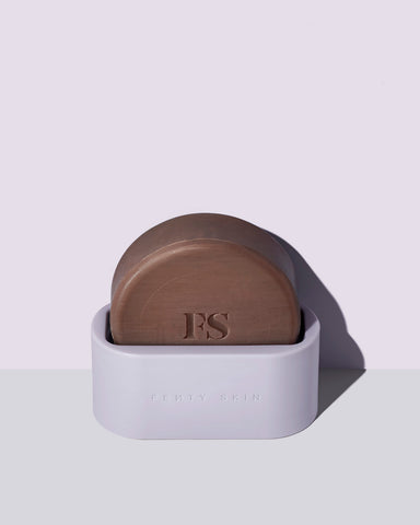 Cocoa Cleans'r All-Over Cleansing Bar + Soap Dish